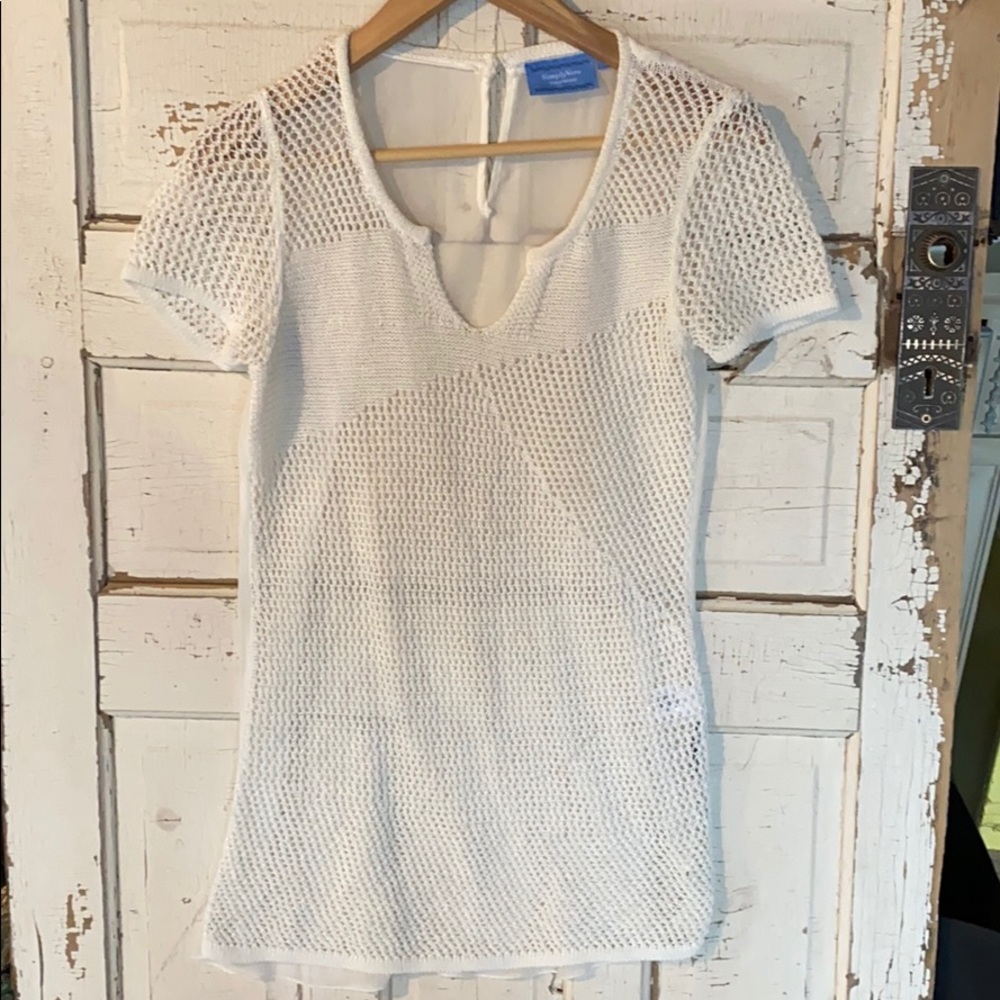 Off white Vera Wang top